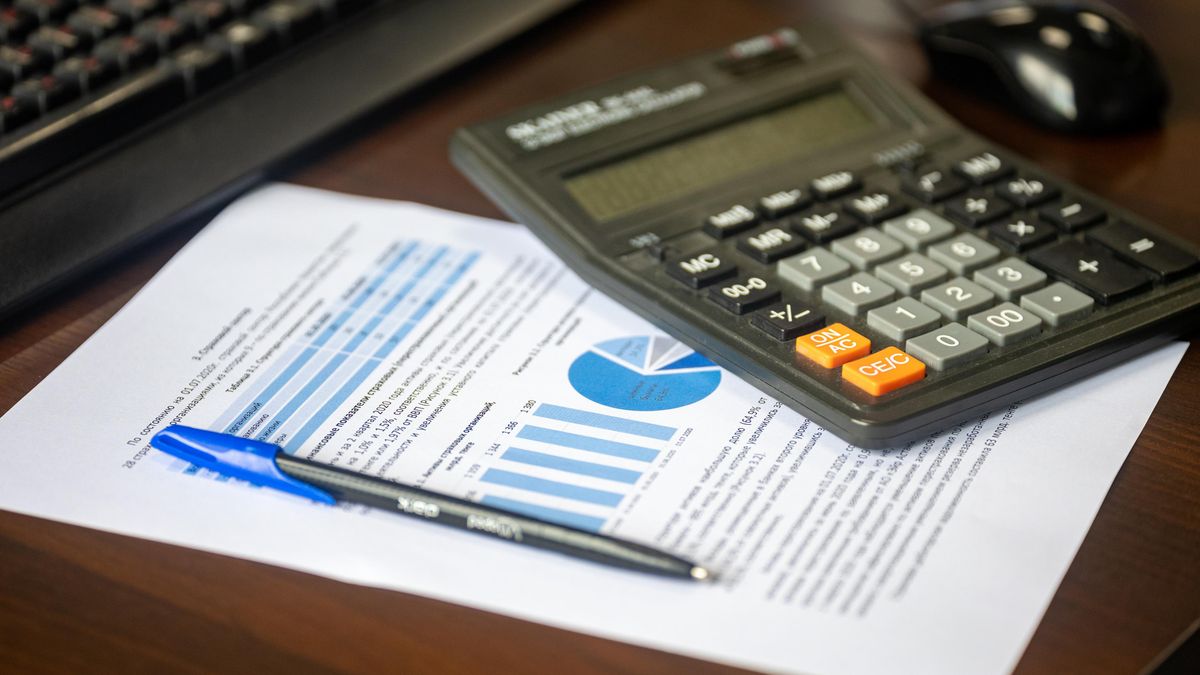 calculator budget planning desk