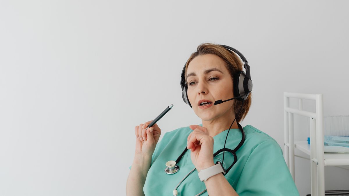 online counseling session headset