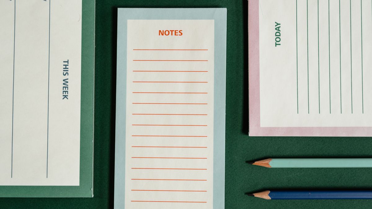 study planner calendar with checklist