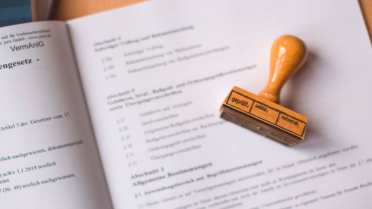 office certificate document signing stamp
