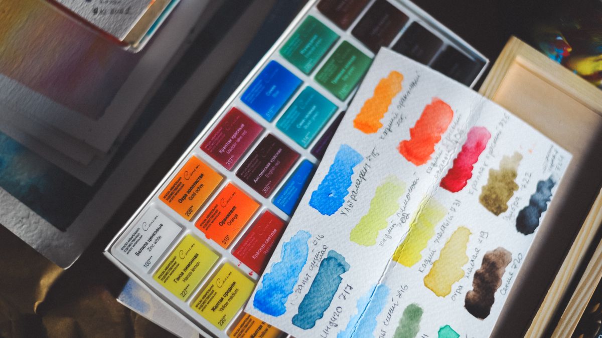 japanese traditional color palette swatches