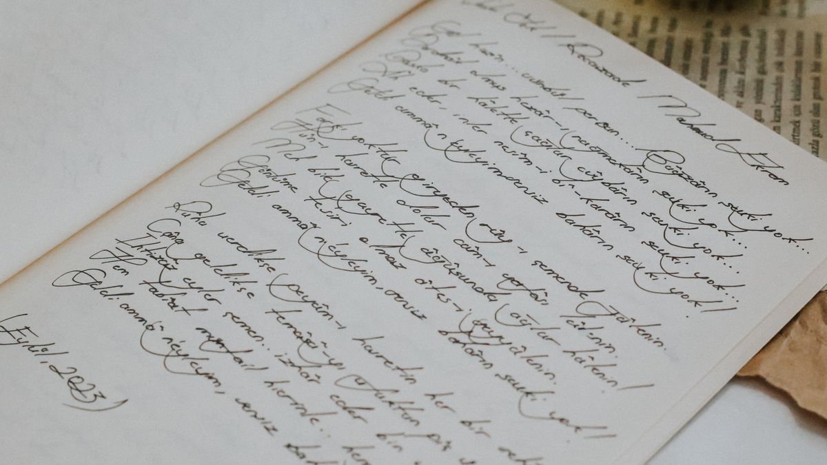 open law book with handwritten study notes