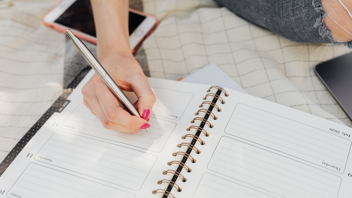 study schedule planner notebook