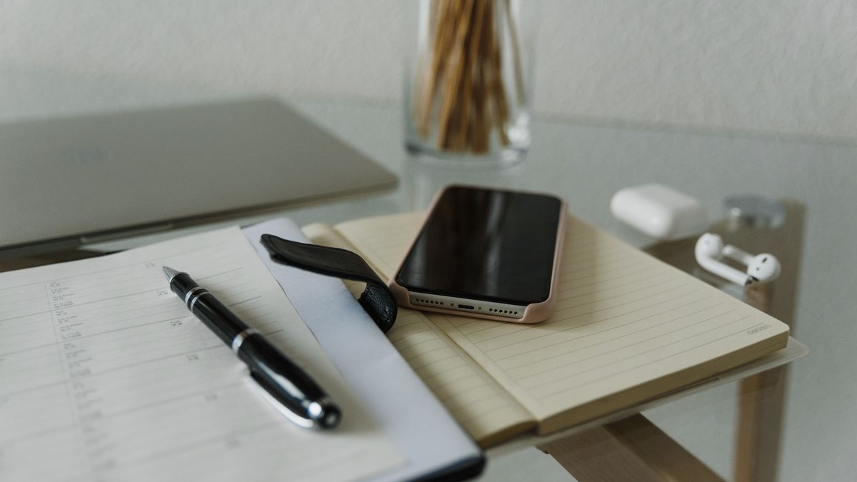 study planner calendar on desk