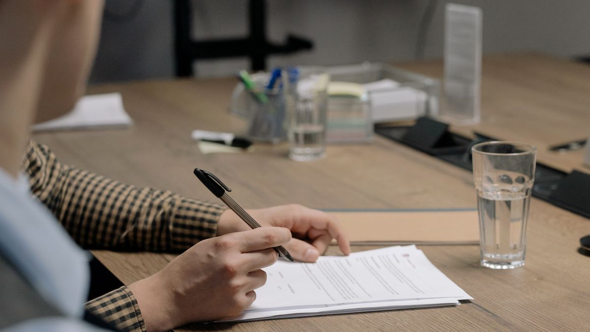 customs documents on office desk