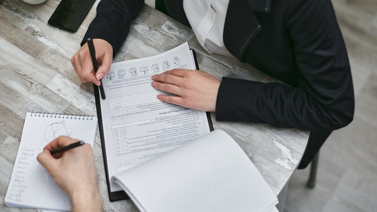 customs documents on office desk