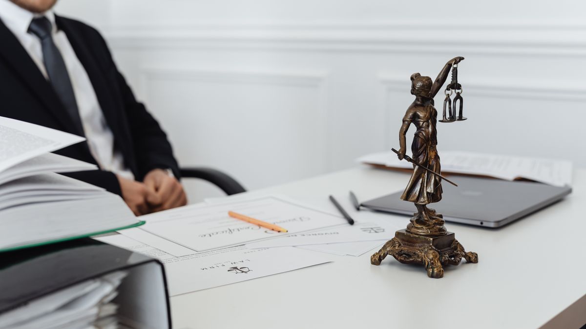 legal documents on office desk
